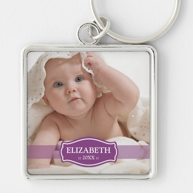 Simply Elegant Mummy's Keychain (purple) (Front)
