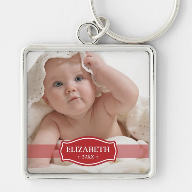 Simply Elegant Mummy's Keychain (red) (Front)