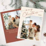 Simply Elegant Stylish 2 PHOTO Christmas Greeting Holiday Card<br><div class="desc">Simply Elegant Stylish PHOTO Christmas Greeting Holiday Card.
 
Surprise and bring joy to your close ones and make the celebration unforgettable.

 For further customisation,  please click the "customise further" link and use our design tool to modify this template.</div>