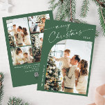 Simply Elegant Stylish 5 PHOTO Christmas Greeting Holiday Card<br><div class="desc">Simply Elegant Stylish PHOTO Christmas Greeting Holiday Card.
 
Surprise and bring joy to your close ones and make the celebration unforgettable.

 For further customisation,  please click the "customise further" link and use our design tool to modify this template.</div>