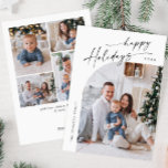 Simply Elegant Stylish 5 PHOTO Christmas Greeting Holiday Card<br><div class="desc">Simply Elegant Stylish PHOTO Christmas Greeting Holiday Card.
 
Surprise and bring joy to your close ones and make the celebration unforgettable.

 For further customisation,  please click the "customise further" link and use our design tool to modify this template.</div>