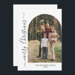 Simply Elegant Stylish PHOTO Christmas Greeting Ho Holiday Card<br><div class="desc">Simply Elegant Stylish PHOTO Christmas Greeting Holiday Card.
 
Surprise and bring joy to your close ones and make the celebration unforgettable.

 For further customisation,  please click the "customise further" link and use our design tool to modify this template.</div>