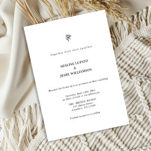 Simply Elegant Wedding Invitation