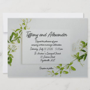 Simply Elegant Wedding Invitation