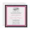 Simply Elegant Wedding Invitation (black/fuschia)
