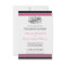 Simply Elegant Wedding Invitation (black/fuschia)