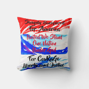 Simply Enspired For America Customisable Cushion