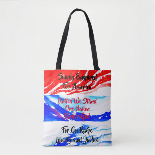 Simply Enspired For America Tote Bag