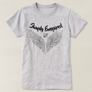 Simply Enspired Ornate Angel Wing T-Shirt