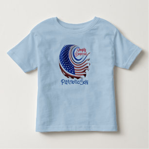 Simply Enspired "Patriot Son" Stars and Stripes: Toddler T-Shirt