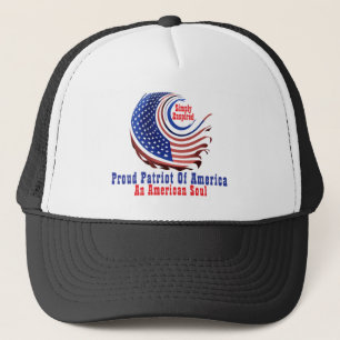 Simply Enspired Proud Patriot of America Trucker Hat