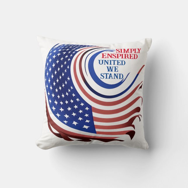 Simply Enspired "United We Stand" Cushion (Front)