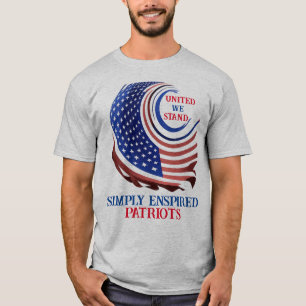 Simply Enspired United We Stand Patriots T-Shirt