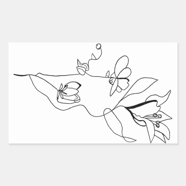 Simply Floral Sticker (Front)