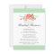 Simply Floral & Stripes Bridal Shower Invitation