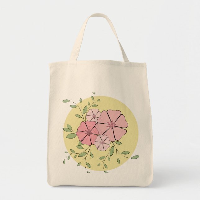 Simply Floral Tote Bag (Front)