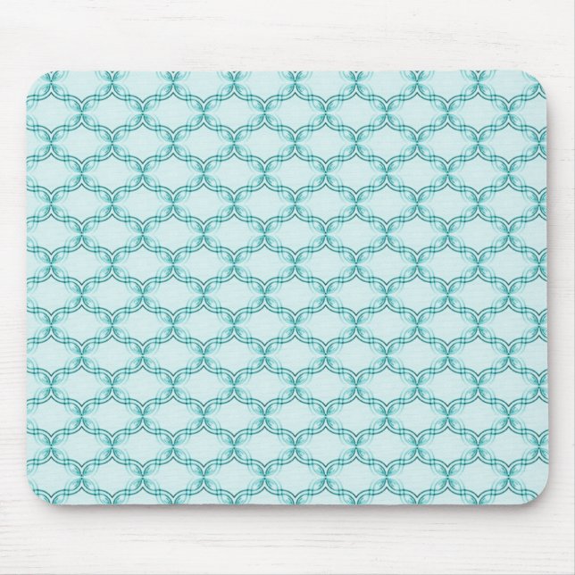 Simply Glamourous Mousepad, Turquoise Mouse Pad (Front)