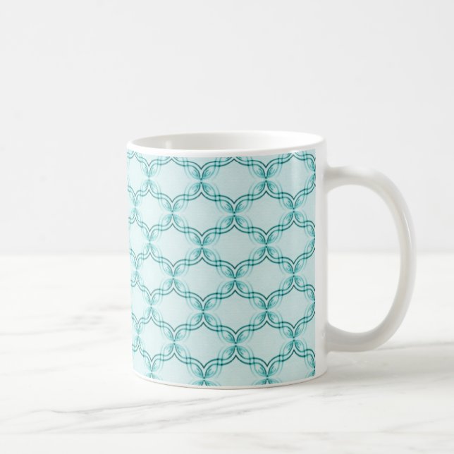Simply Glamourous Mug, Turquoise Coffee Mug (Right)