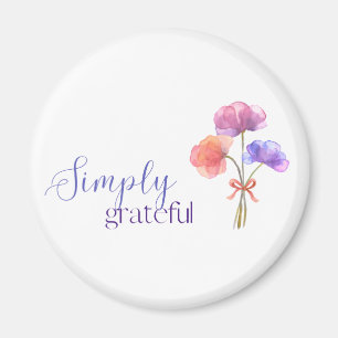 Simply Grateful Magnet