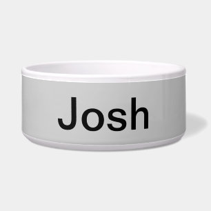 Simply Grey Solid Colour Personalise It