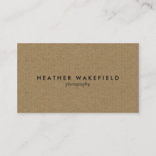Simply Kraft Calling Card