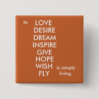 Simply Living 15 Cm Square Badge