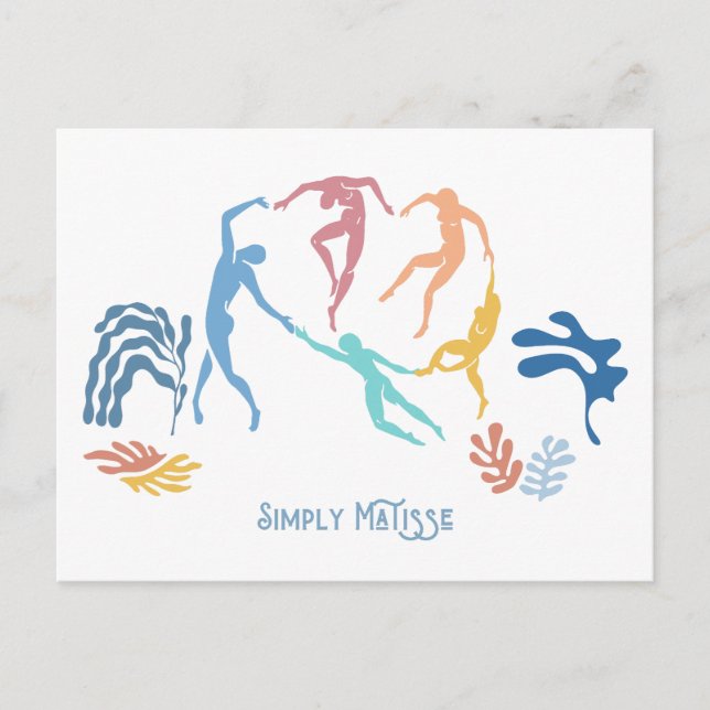 Simply Matisse - Dance Holiday Postcard (Front)