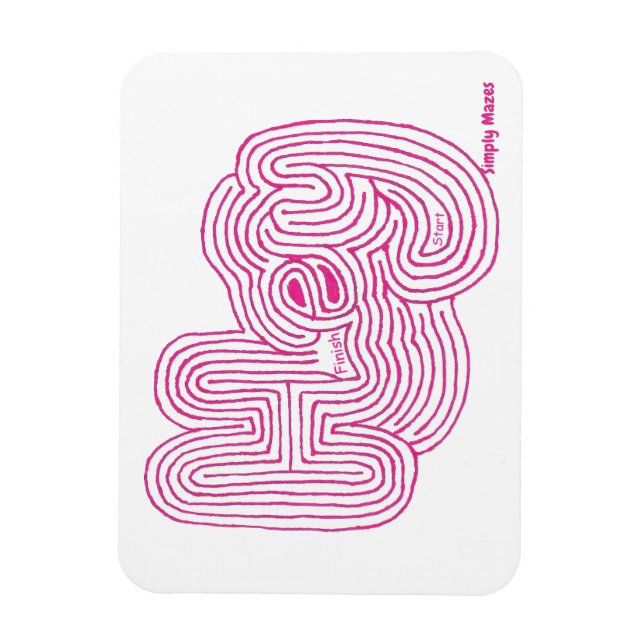 Simply Mazes "Hey" Maze Magnet (Vertical)