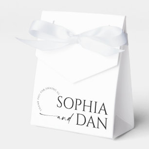 Simply Minimal Wedding Favour Box