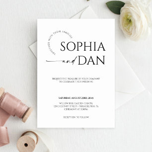 Simply Minimal Wedding Invitation
