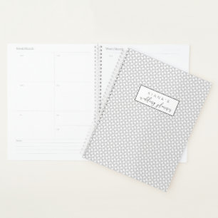 Simply Minimalist Wedding Black ID523 Planner