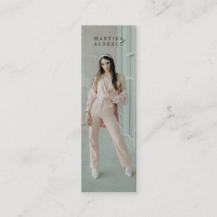 Simply Modern Graduation Photo Name Card