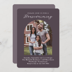 Simply Modern New Home Housewarming Photo Invite
