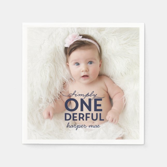 SIMPLY ONEDERFUL WONDERFUL PAPER NAPKINS (Front)