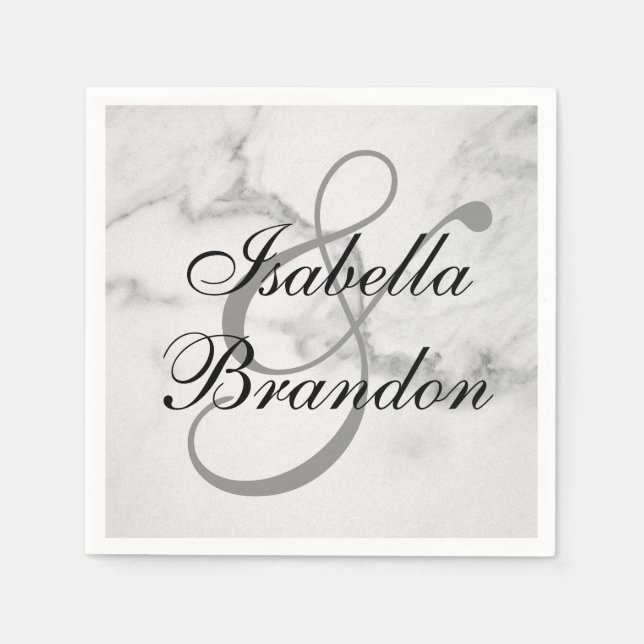 Simply Perfect Marble Napkin (Front)