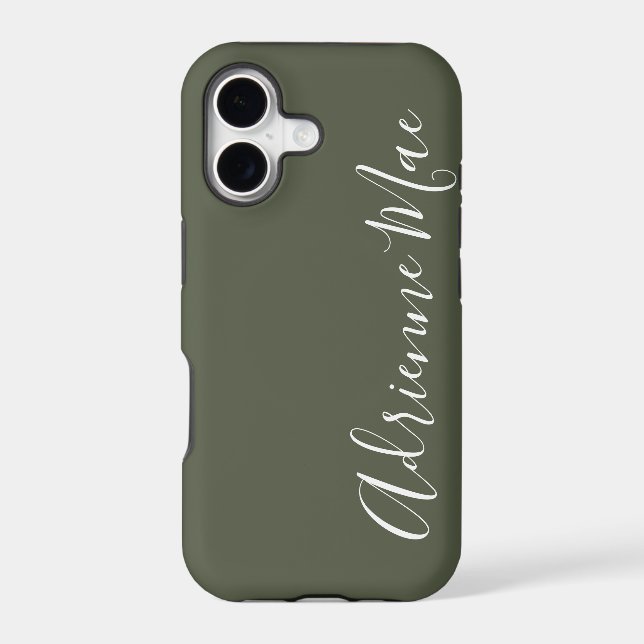 Simply Personalised Chive Green (Back)