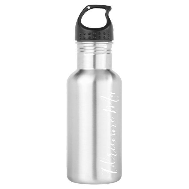 Simply Personalised Purple 710 Ml Water Bottle (Front)