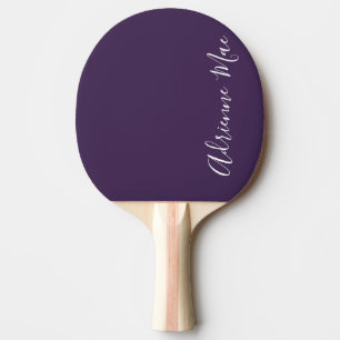 Simply Personalised Purple Ping Pong Paddle