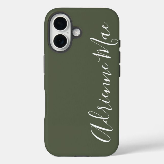 Simply Personalized Camo Green Case-Mate Case-Mate iPhone Case (Back)