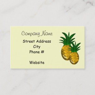 Simply Pineapple Business Card