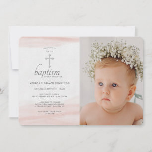 Simply Pink Photo Invitation