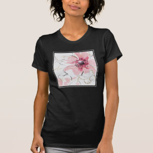 Simply Pink   Watercolor Floral T-Shirt