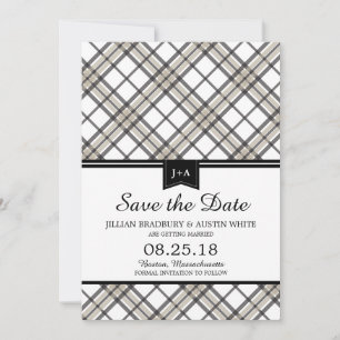 Simply Plaid   Save the Date