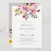 Simply Pretty Bridal Shower Invitation
