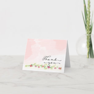 Simply Pretty Thank You Note Card
