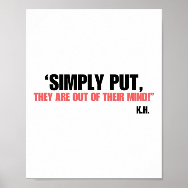 Simply Put…kamala Vote Harris Waltz 2024 Kamala Fo Poster (Front)