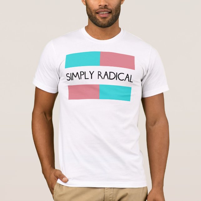 Simply Radical Flag Front T-Shirt (Front)