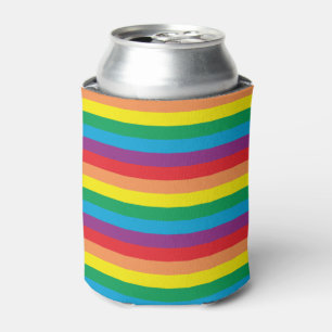 Simply Rainbow Pattern Can Cooler