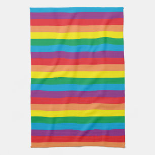 Simply Rainbow Pattern Tea Towel