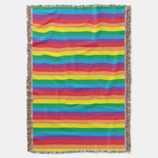 Simply Rainbow Pattern Throw Blanket